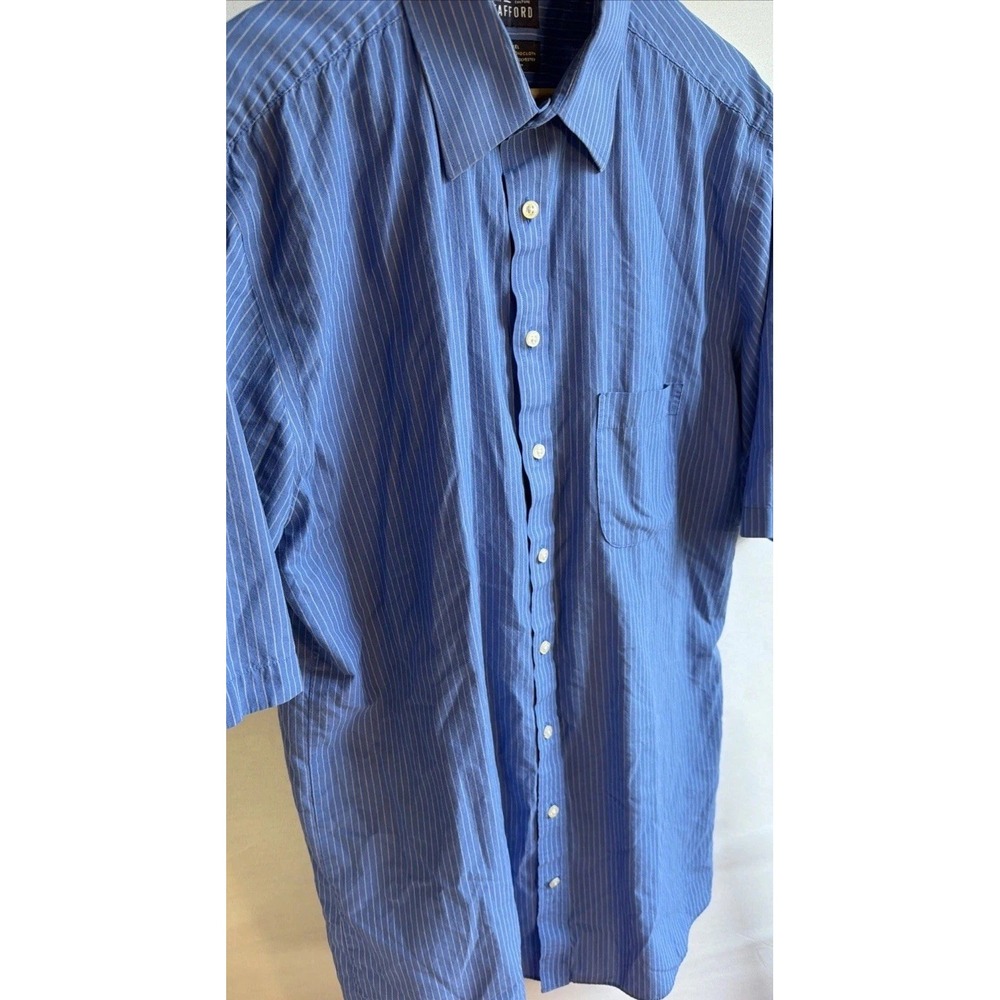 Short Sleeve Men's Button Stafford Shirt Tailored Culture Tall 16.5